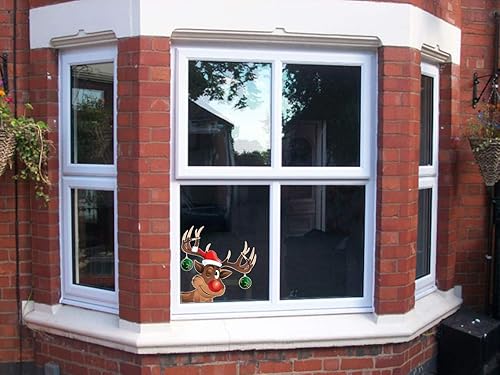 Miniatura 2 de Decoración de pared de Navidad y vacaciones Rudolph The Red Nose Reindeer Winking (12 x 12 pulgadas)