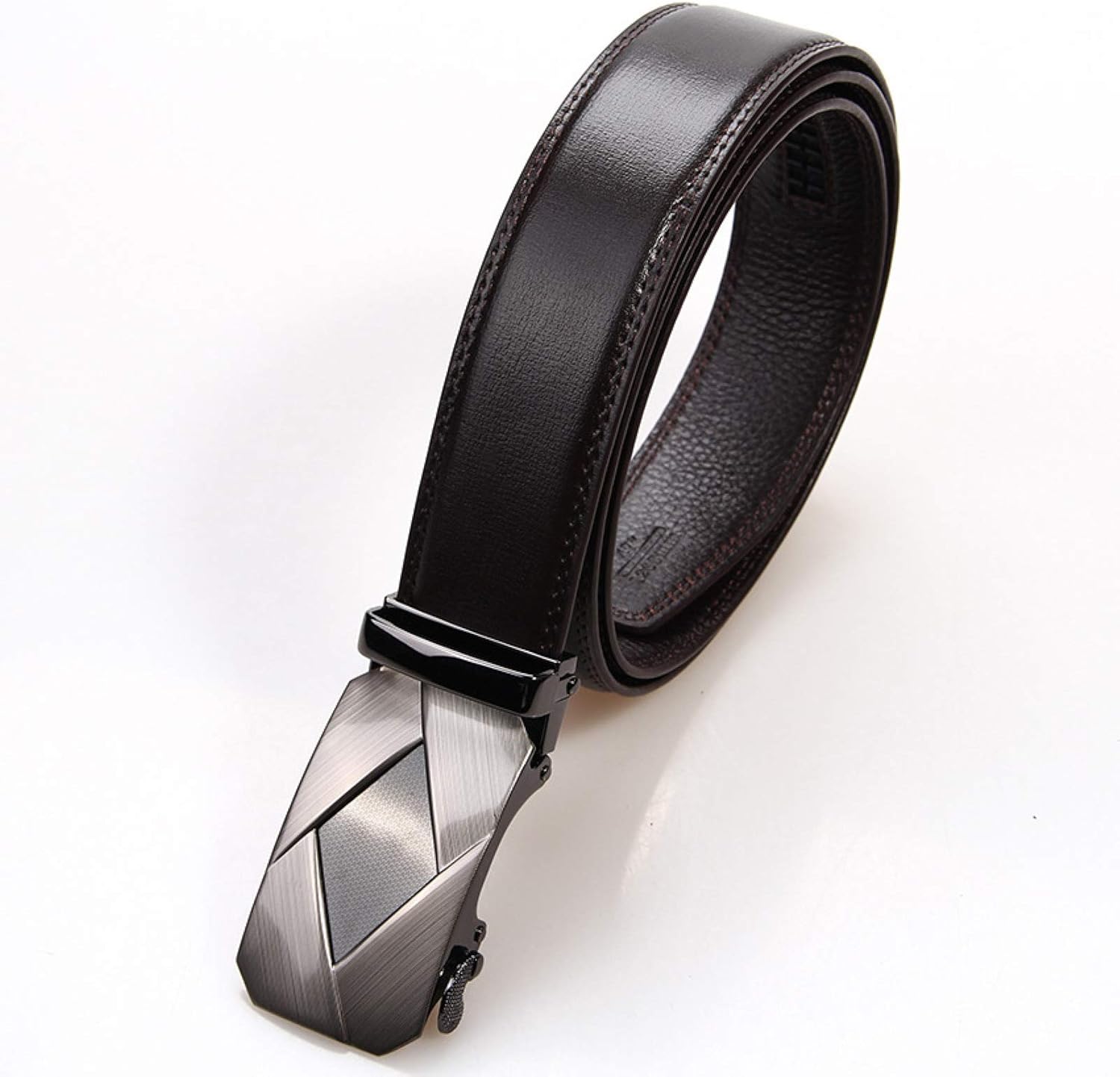 LEACOOLKEY Herren Gürtel - Automatische Ratschenschnalle 35mm