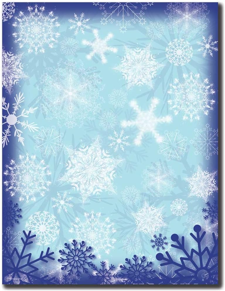 Frosty Flakes Letterhead Laser & Inkjet Printer Paper, 500 Pack