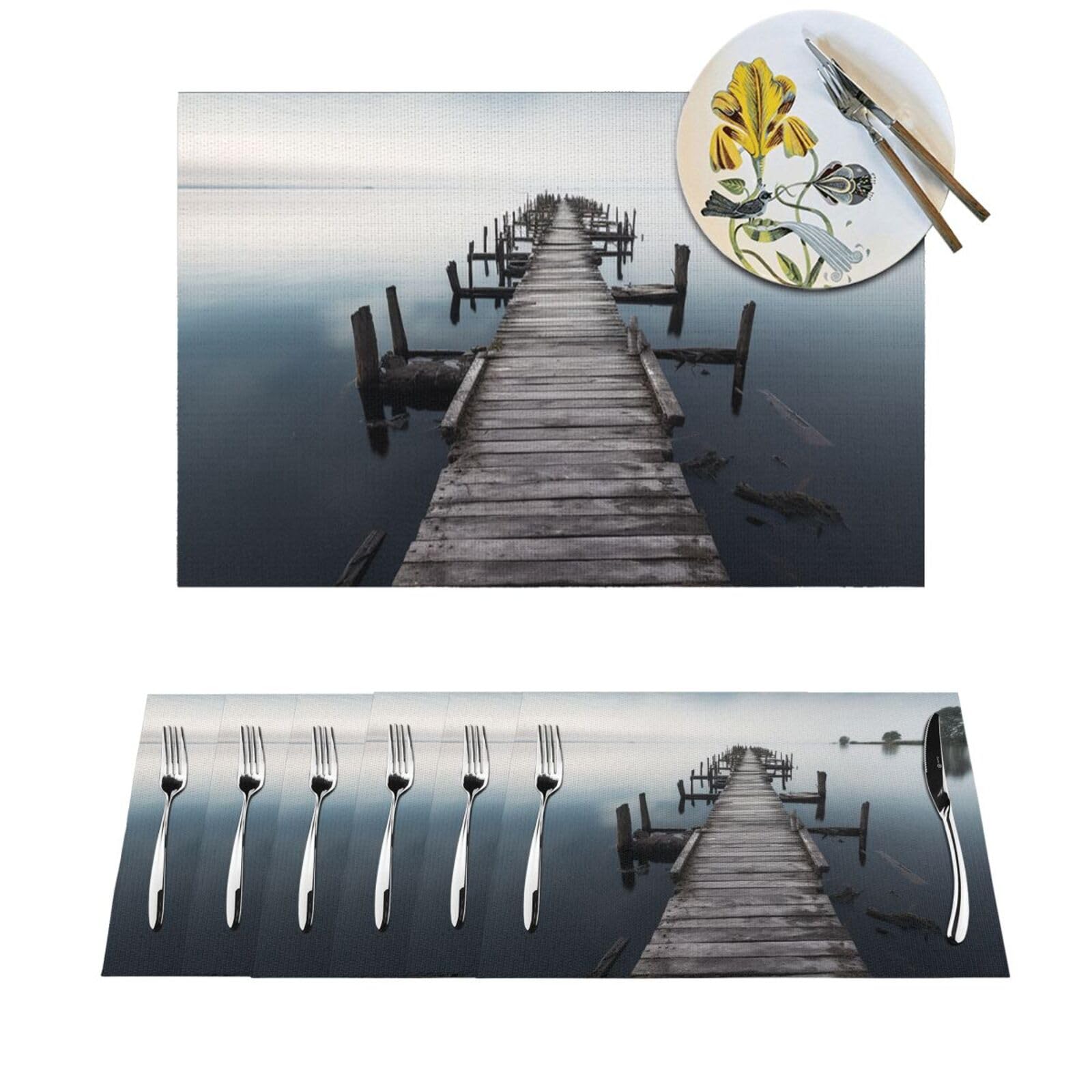 Sets de table lavables pour protéger la salle à manger des taches et de la chaleur