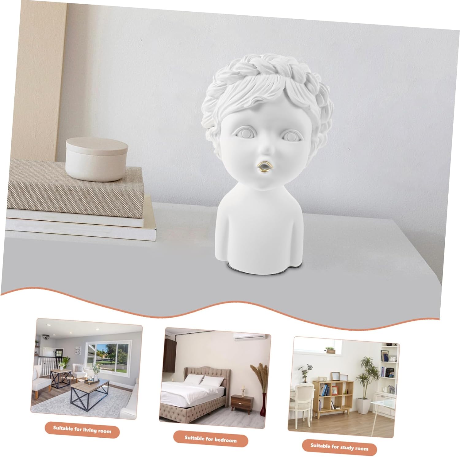 Miniature Resin Statue Girl Decor Mother Daughter Figurine for Girl Desktop Car Adornment