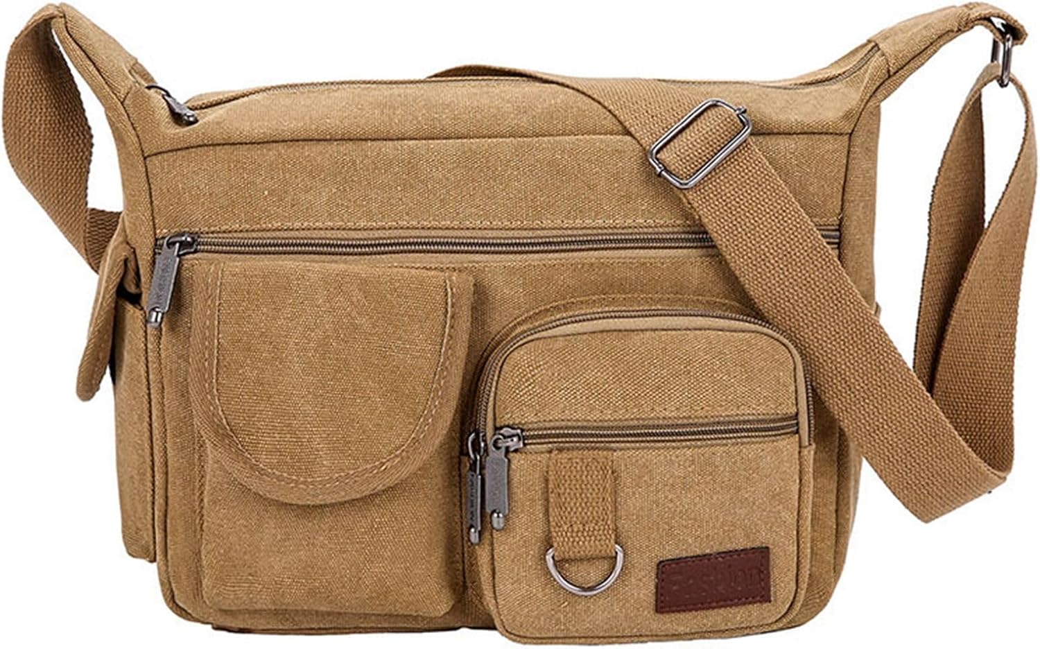 Canvas Tool Bag Large Capacity Multiple Pocketsfor Plumbers Electricians and Carpenters Convenient Storage and Organization, GYZOUKAz4it6bgouf