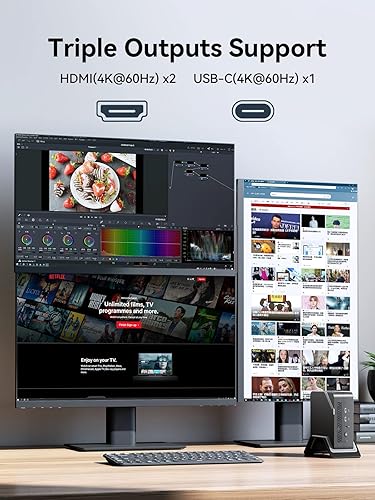 Miniatura 3 de MINISFORUM Venus Series UM773 Lite Mini PC AMD Ryzen 7 7735HS Windows 11 Pro Micro PC, DDR5 32G RAM + 512G PCIe SSD, 2X HDMI (4K), 1x USB 4(8K)