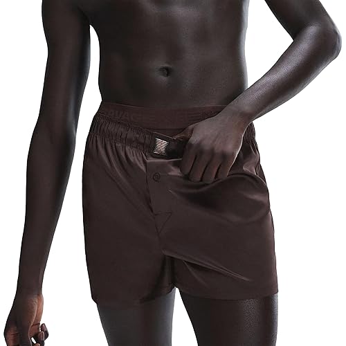 Savage X Fenty Satin Boxers - Large - Nude Cocoa