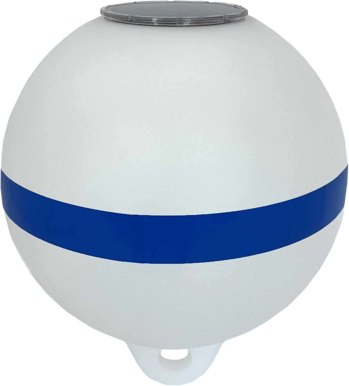 DUNNRITE Solar Powered Self-Illuminating LED Marker Buoy with Light Engine, 14" Diameter, Choose from Six Colors
