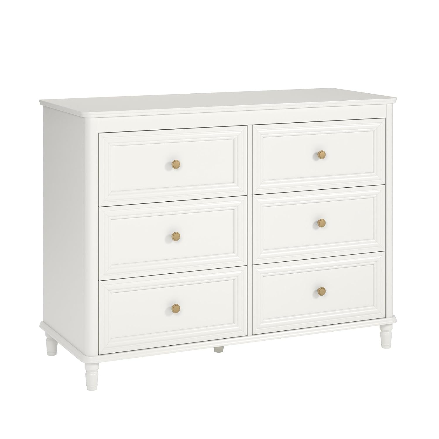 Little Seeds Piper 6 Drawer Dresser, Cream