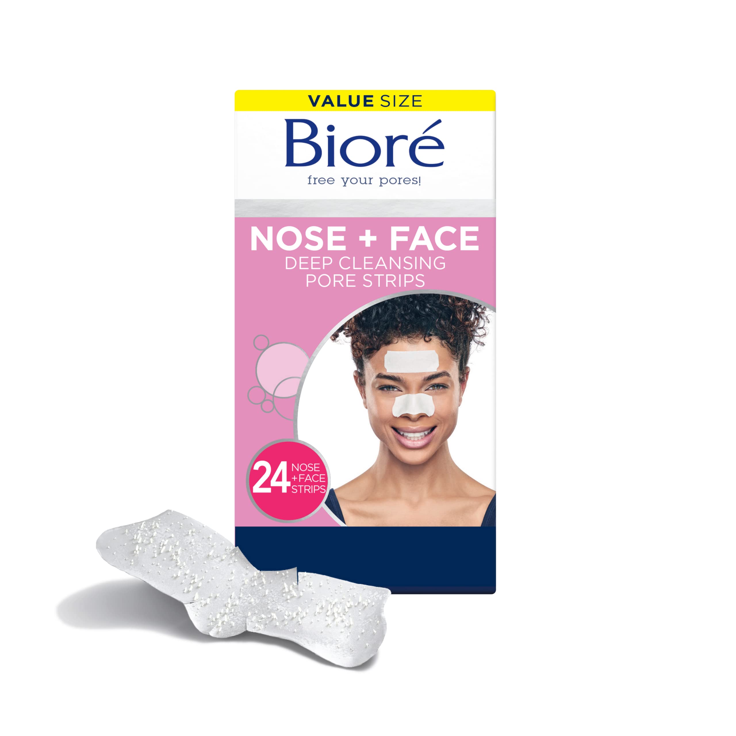Bioré para nariz y rostro, tiras para eliminar puntos...B006RFZ66K ...