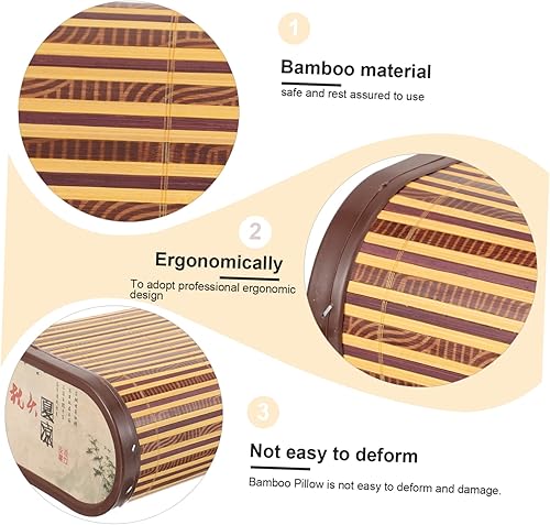 Miniatura 7 de Almohada hueca de verano Almohadas frescas de madera de verano s Rattan cama masaje Mat sudor sala de vapor transpirable para personas mayores China