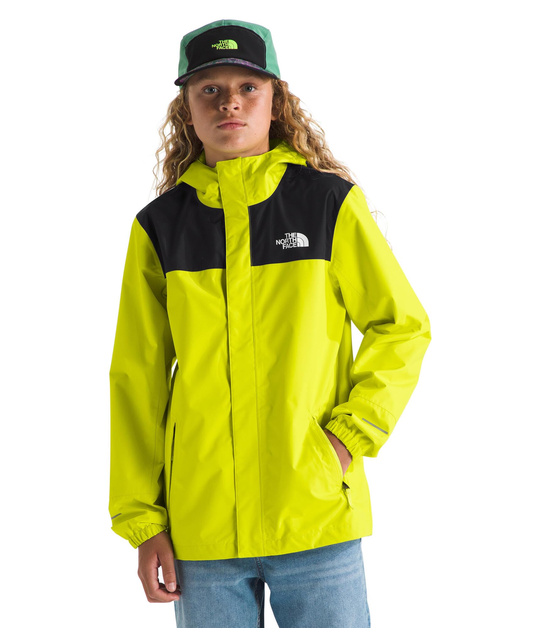 The North Face Boys Black Kids Rain Wear, 6 Y, Antora Rain Jacket