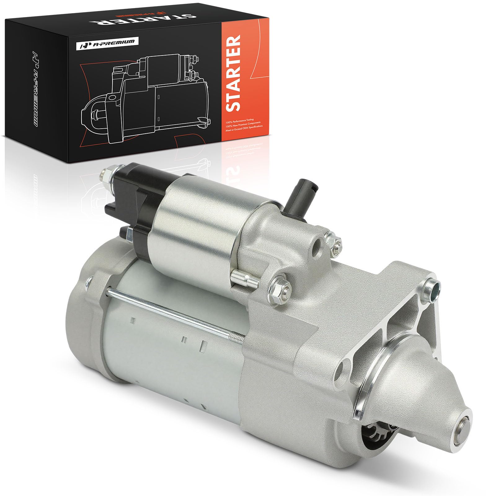 A-Premium Starter Motor for BMW X1 (16-19), X2 (19-22), Mini Cooper (14-20), Clubman (1.5L, 2.0L), Countryman (17-20) - 12V, 1.5KW, 15T CW