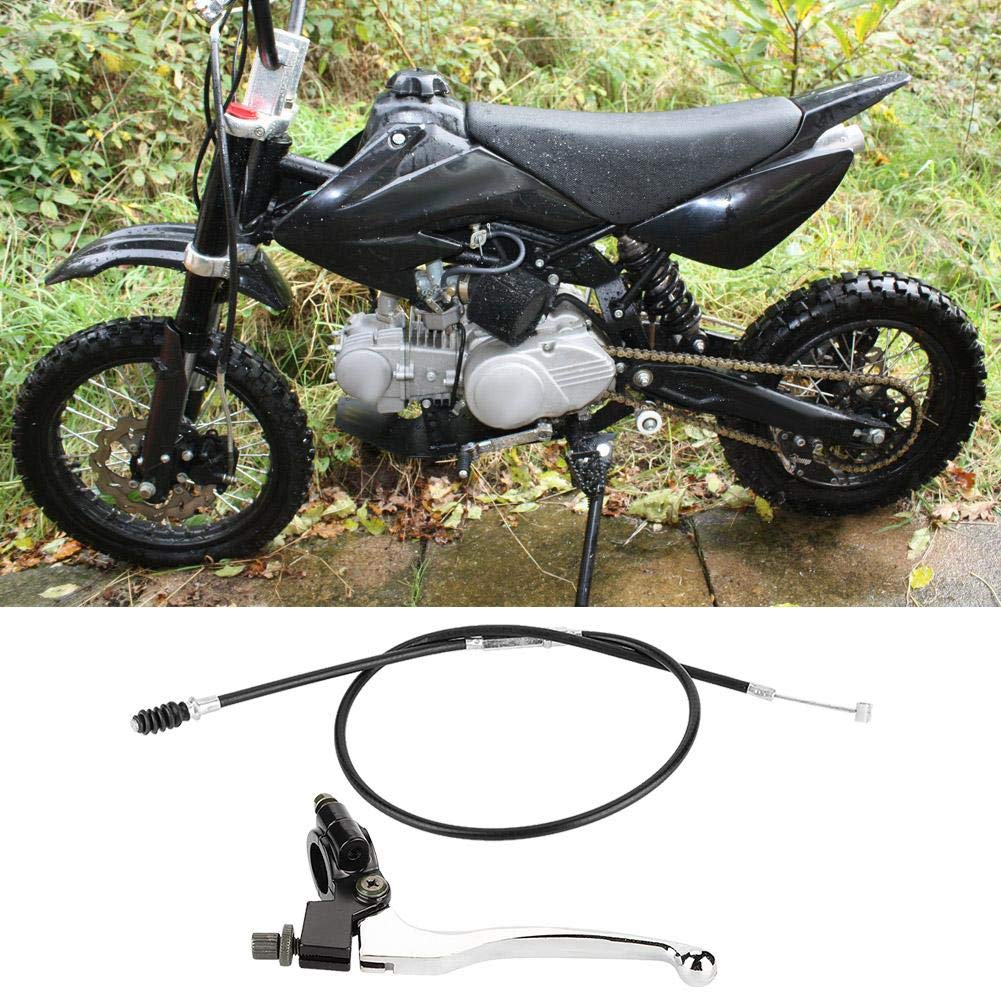 Yctze Cavo Frizione Moto, Leva Frizione Freno in Lega di Alluminio + Cavo Adatto per 125 IMR CRF 50 70 KLX110 Pit Adatto per Dirt Bike