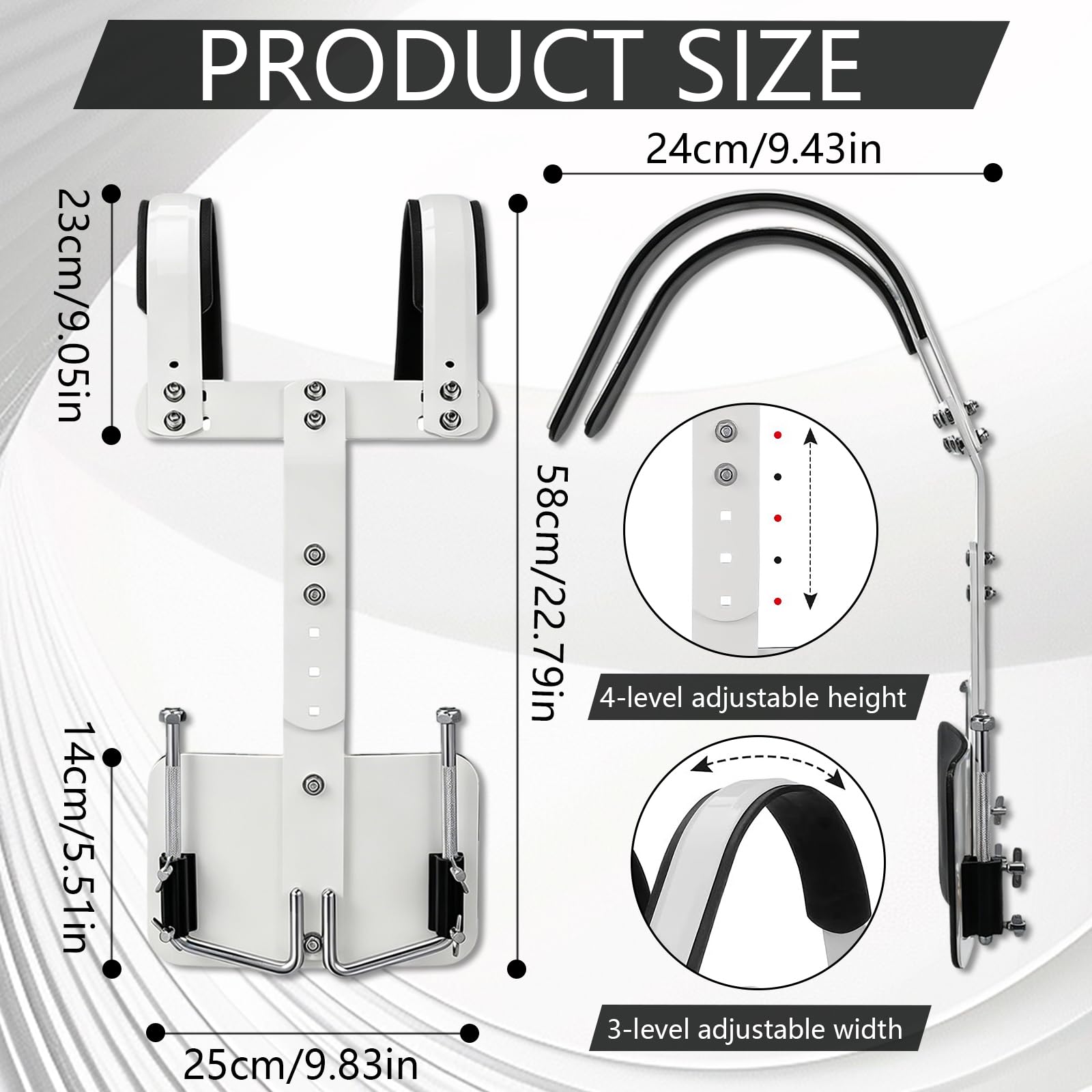 Soporte para Tambor, Soporte de Caja Ajustable con Correa Estructura Trasera Portátil para Tambores de Marcha con Cuadro de Aleación de Aluminio para Desfiles Actuaciones o Ensayos