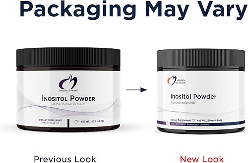 Miniatura 4 de Designs for Health Inositol Powder - Suplemento puro de inositol de 700 mg para ayudar a promover la relajación + la salud hormonal femenina - Sin