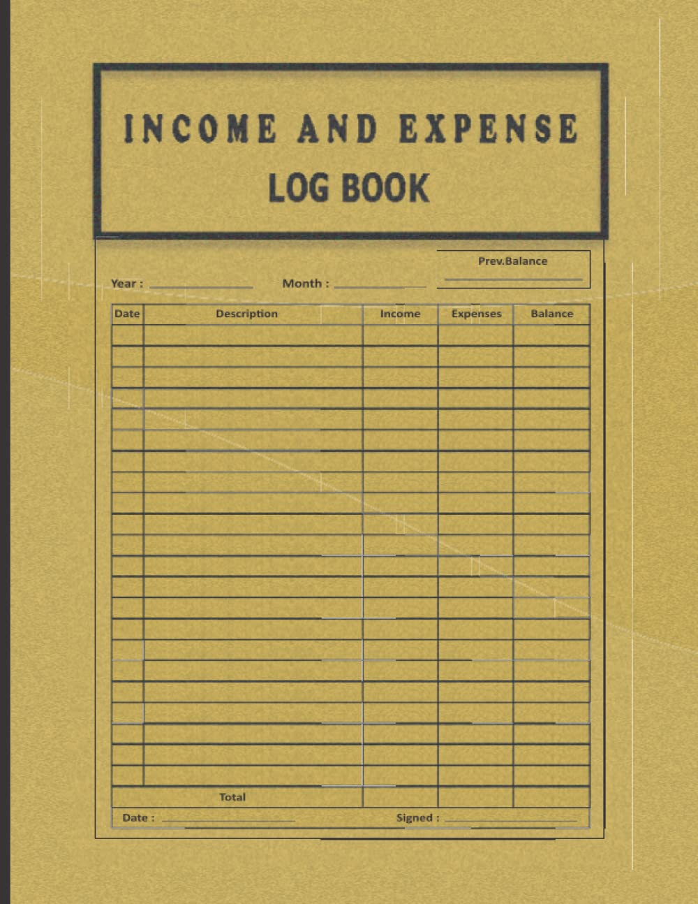 Income and Expense Log Book: for Small Business and Personal Finance, Track and Record your Monthly and Weekly Money , Simple Budget Spreadsheet for Money Management