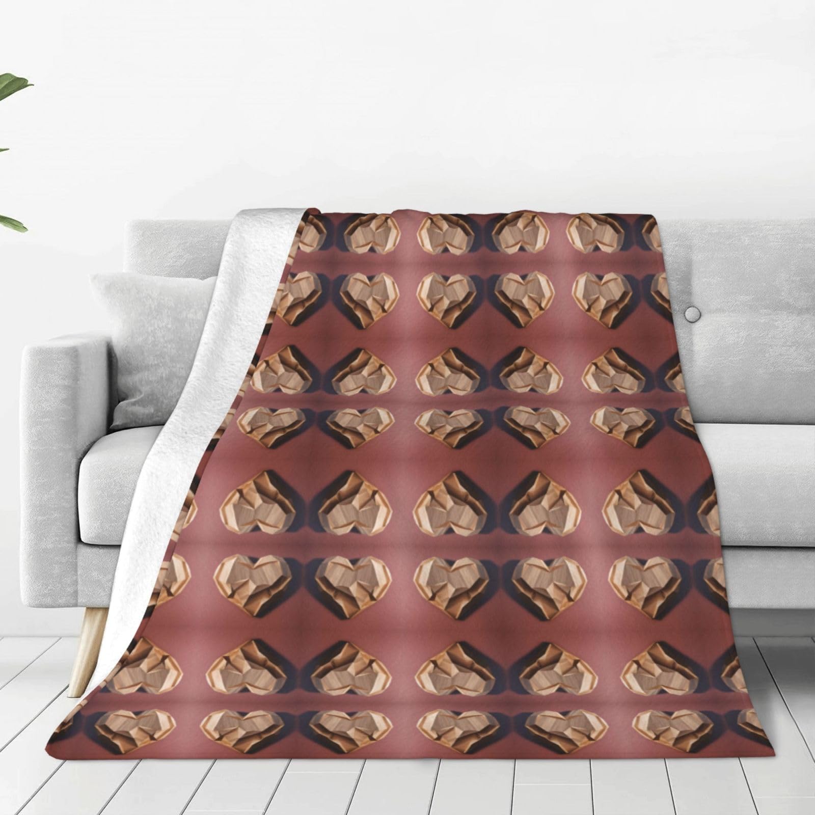 Couverture en micro-polaire chaude pour lit, canapé et salon douillet