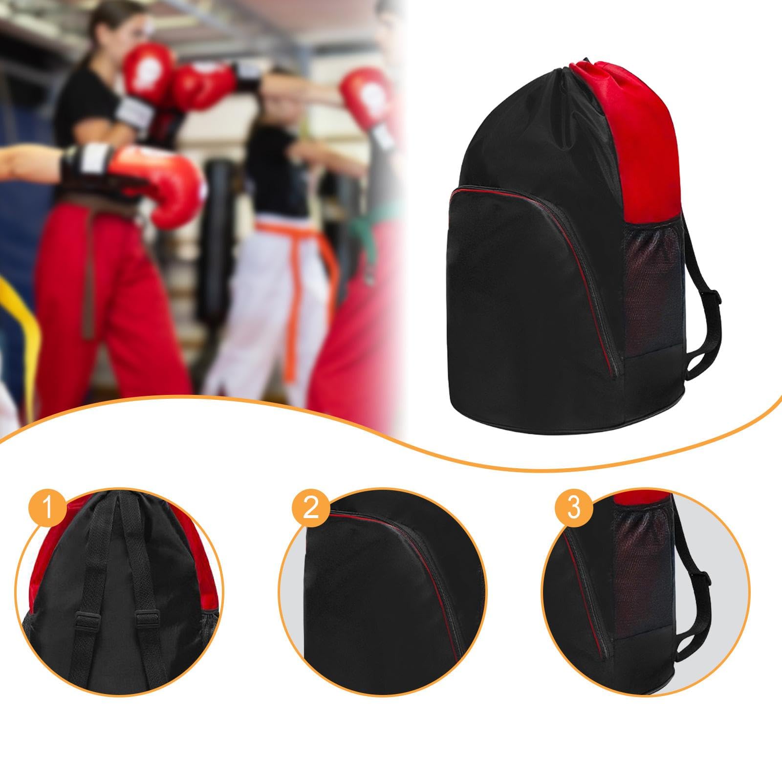 TISHITA Taekwondo Rucksack, Schutzausrüstungstasche für Sparring, Kampfsportarten Und Boxen