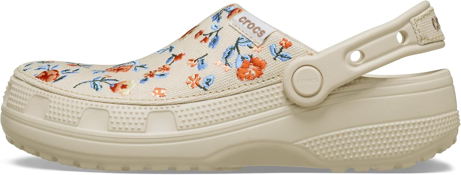 Crocs Unisex-Adult Classic Crafted Canvas & Suede Clogs