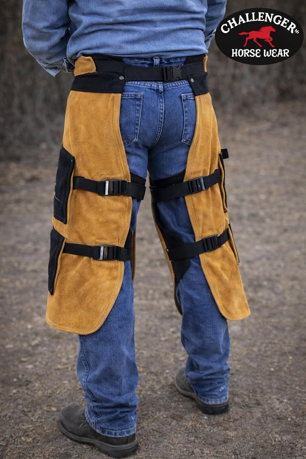 Pro Equine Western Leather Fully Adjustable Horse Farrier Apron Fits All 23113