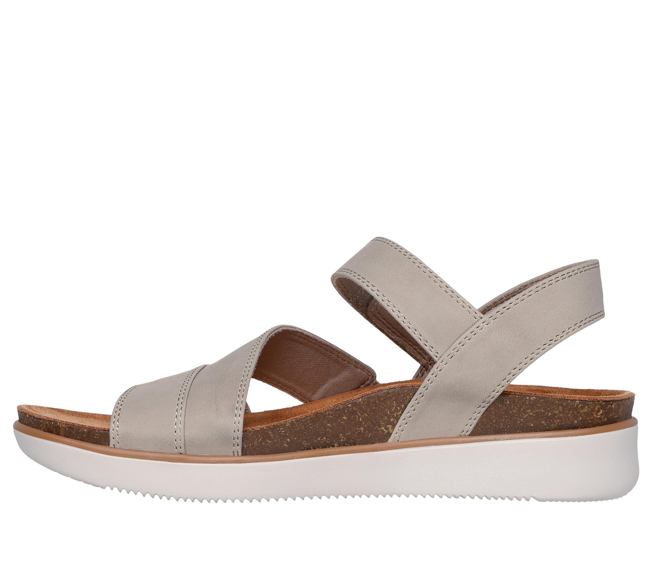 Skechers Sandalias elevadas y cómodas para mujer