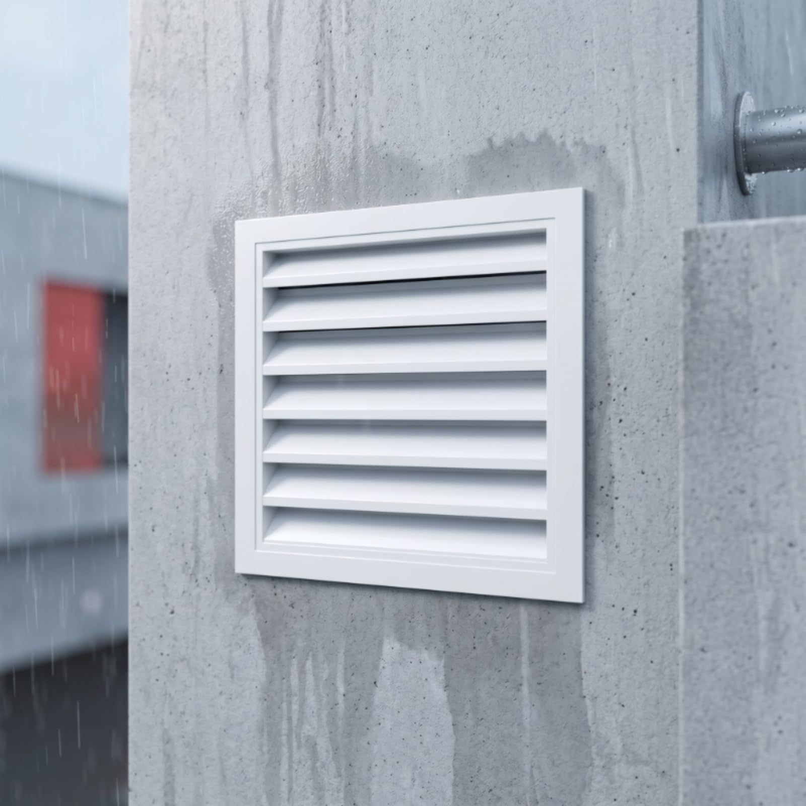 Rejilla Ventilación Aluminio Antioxidante Rejilla Ventilación con Láminas, 500 500