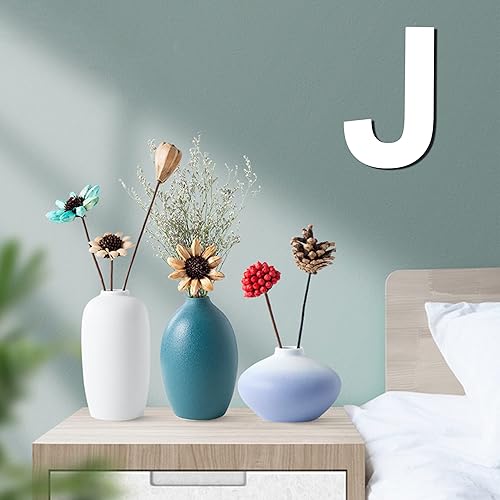 Vista 126 de Símbolo de madera de 12 pulgadas y letra grande de madera sin terminar de 1/4 de pulgada de grosor para manualidades, decoración de pared del hogar