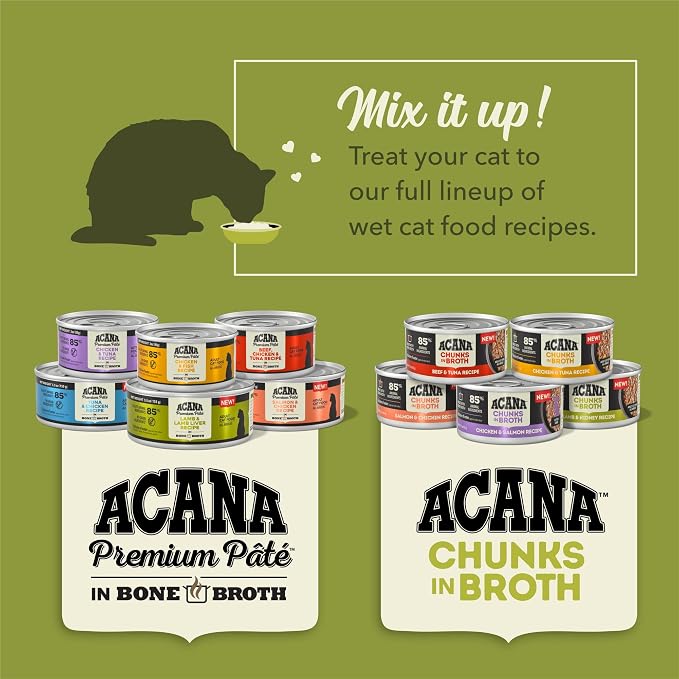 ACANA Chunks in Broth Alimento Húmedo para Gatos Cordero y Riñón 5.5oz Lata Pack 6 miniatura 5