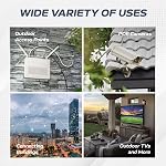 Cables Direct Online CAT6 1000ft Outdoor 23 AWG 550MHz Ethernet Cable UTP Copper Clad Aluminum Bulk Wire Solid Direct Burial UV