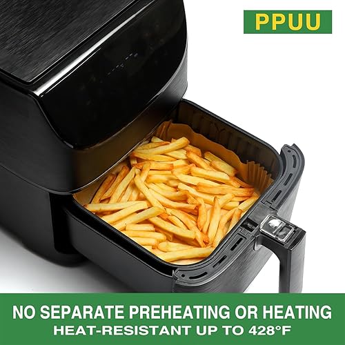 Miniatura 4 de Forros desechables para freidora de aire, papel pergamino para freidora de aire de 6.5 pulgadas, compatible con COSORIChefmenInstantPot 3-5QT