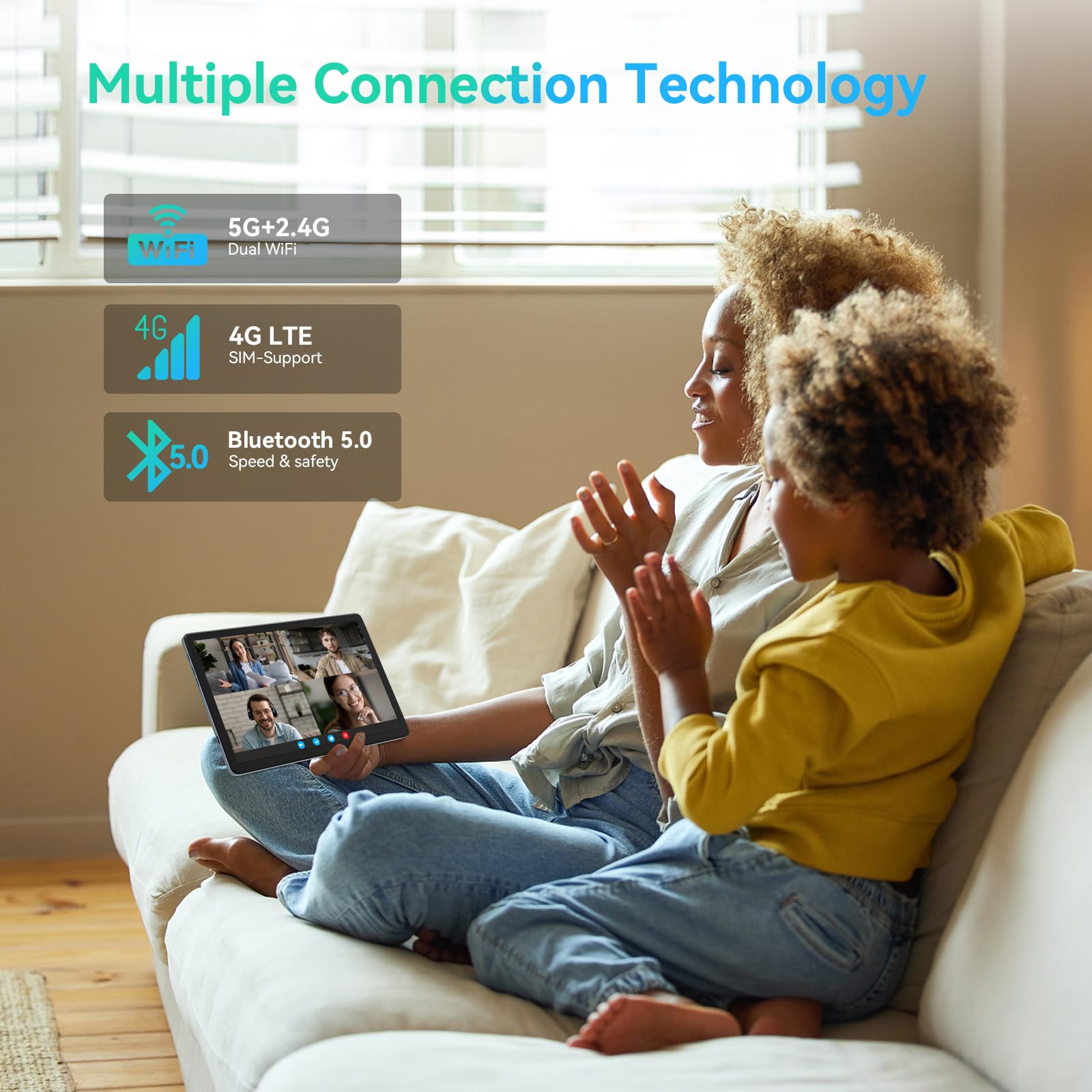 Amazon.co.jp: 2025年最新Android 14タブレット、デュアルSIMスロット