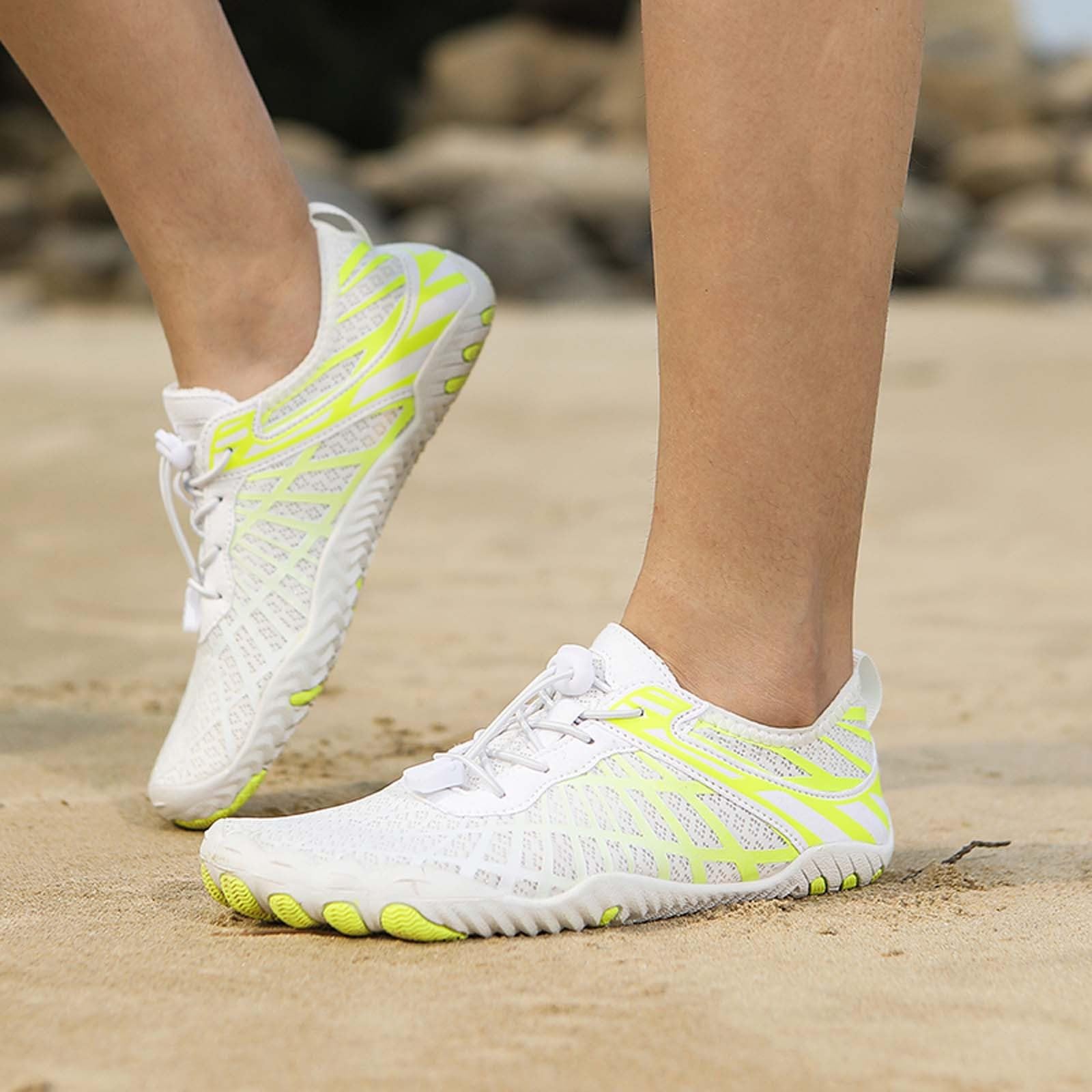 Scarpe Scoglio Donna Scarpe Mare Scoglio Roccia Sandali Uomo Barca da Immersione Barefoot Shoes per Vela Trasparenti Scarpette Sportive Acqua Acquatiche 42 Scogli Spiaggia Fiume Piscina Water Women
