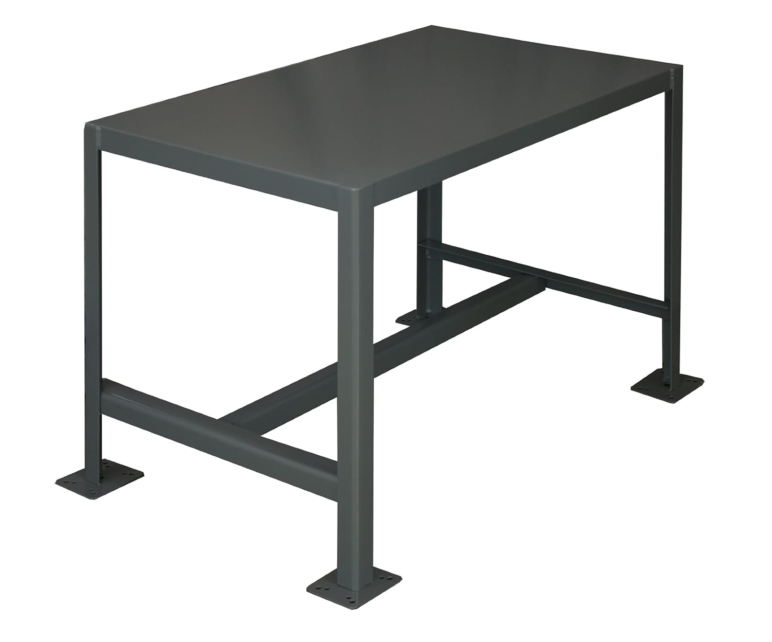 Durham Steel Medium Duty Machine Table, MT244824-2K195, 1 Shelves, 2000 lbs Capacity, 48" Length x 24" Width x 24" Height