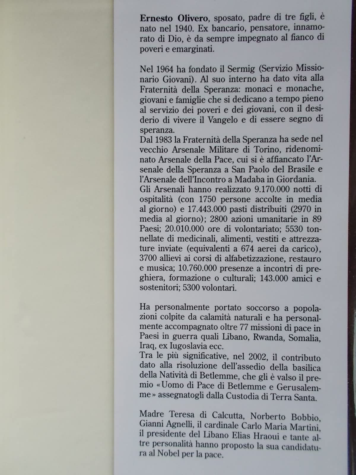 Per una Chiesa scalza