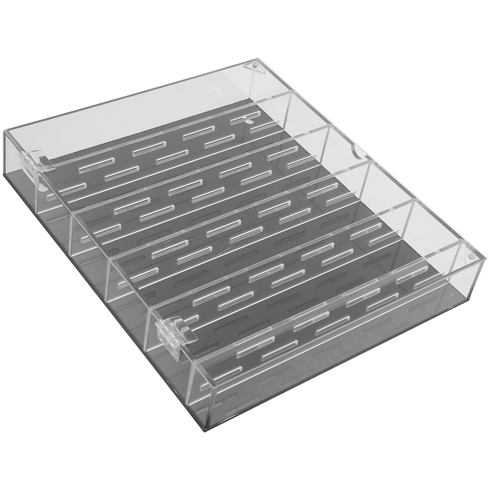 Caja de Colección de Monedas de Acrílico Negro 260x300x50 Mm
