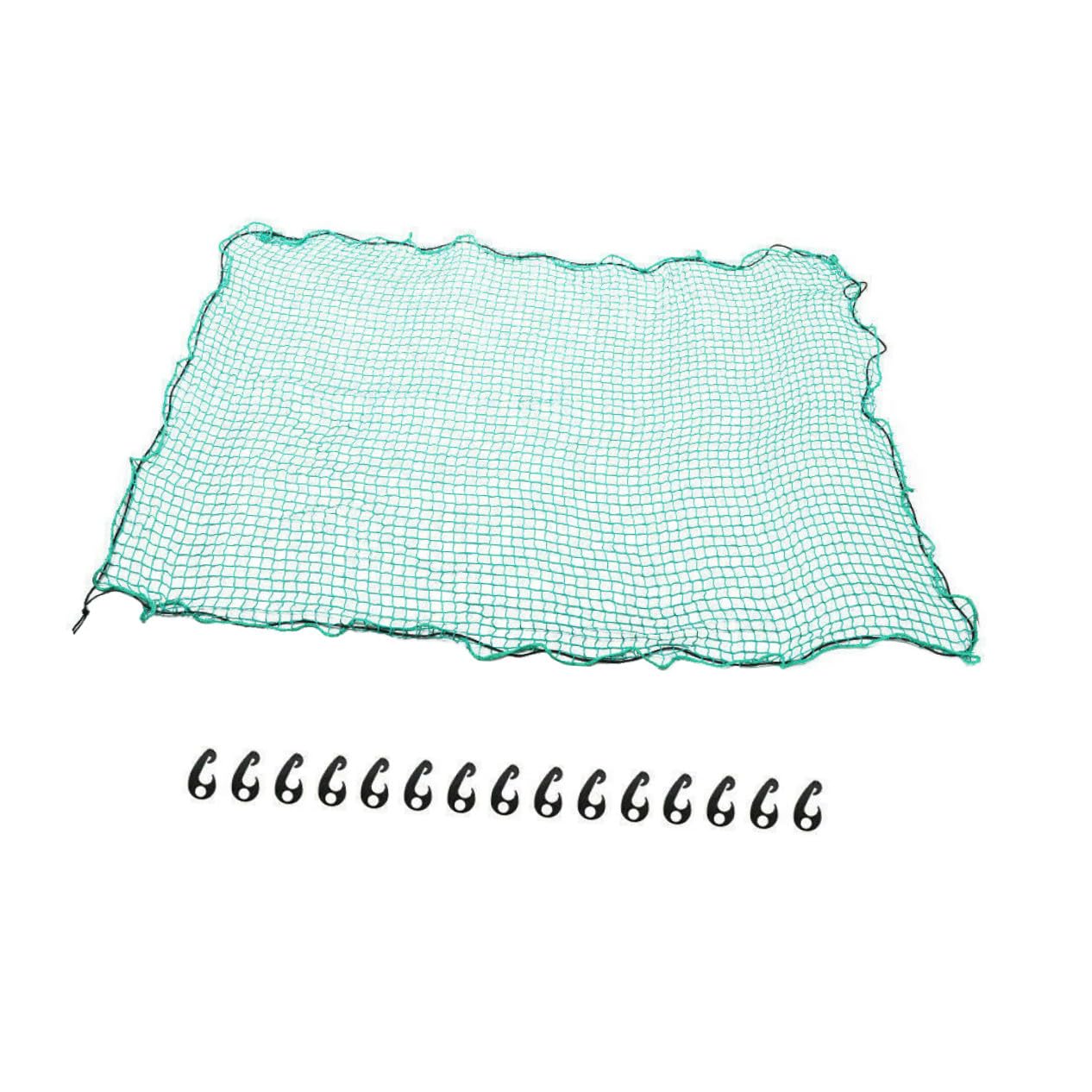 Abaodam Rete Cargo per Letto Pickup con Elastici e Ganci Rete di Nylon Resistente UV per Rimorchi Furgoni e Portapacchi Auto Anticaduta e Adatta Tutte Le Condizioni Atmosferiche