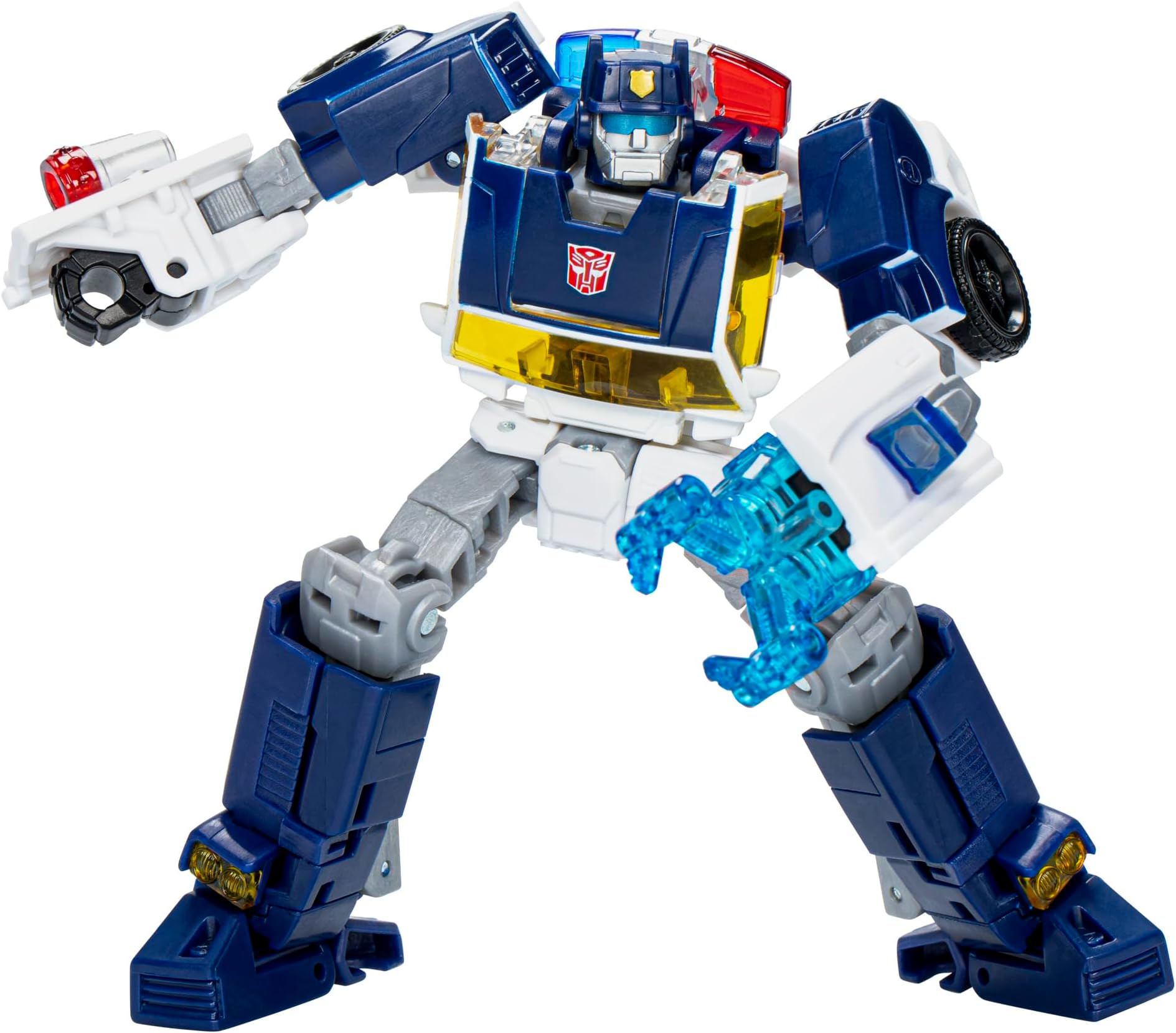 Transformers Legacy United Deluxe Class Rescue Bots Universe Autobot Chase, 5.5-inch Converting Action Figure, 8+