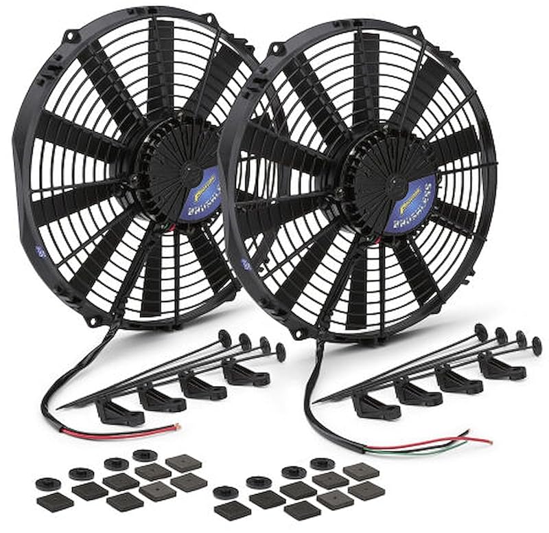 Ventoinha elétrica de arrefecimento ProForm 12 V, 2100 CFM, conector de 3 pinos – 1 unidade