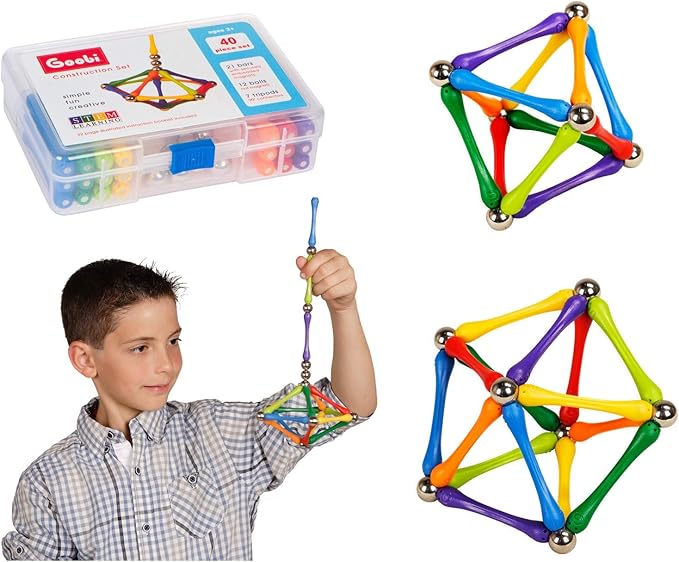 Goobi 40 Pcs Building Sticks Blocks Toys