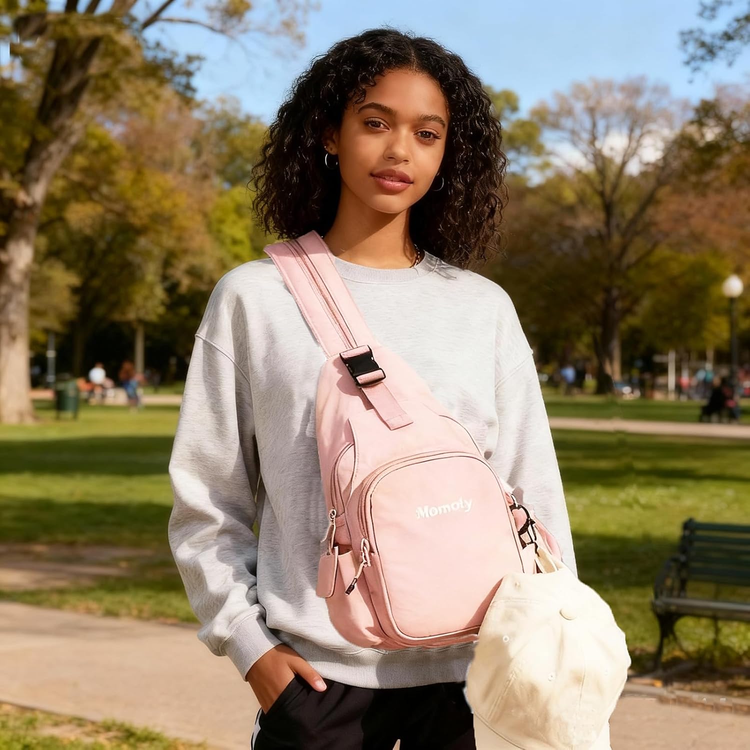 Crossbody Bag for Women Mini Backpack Purse Sling Bag Travel Hiking Chest Bag Daypack Small Casual Fanny Pack - Image 4