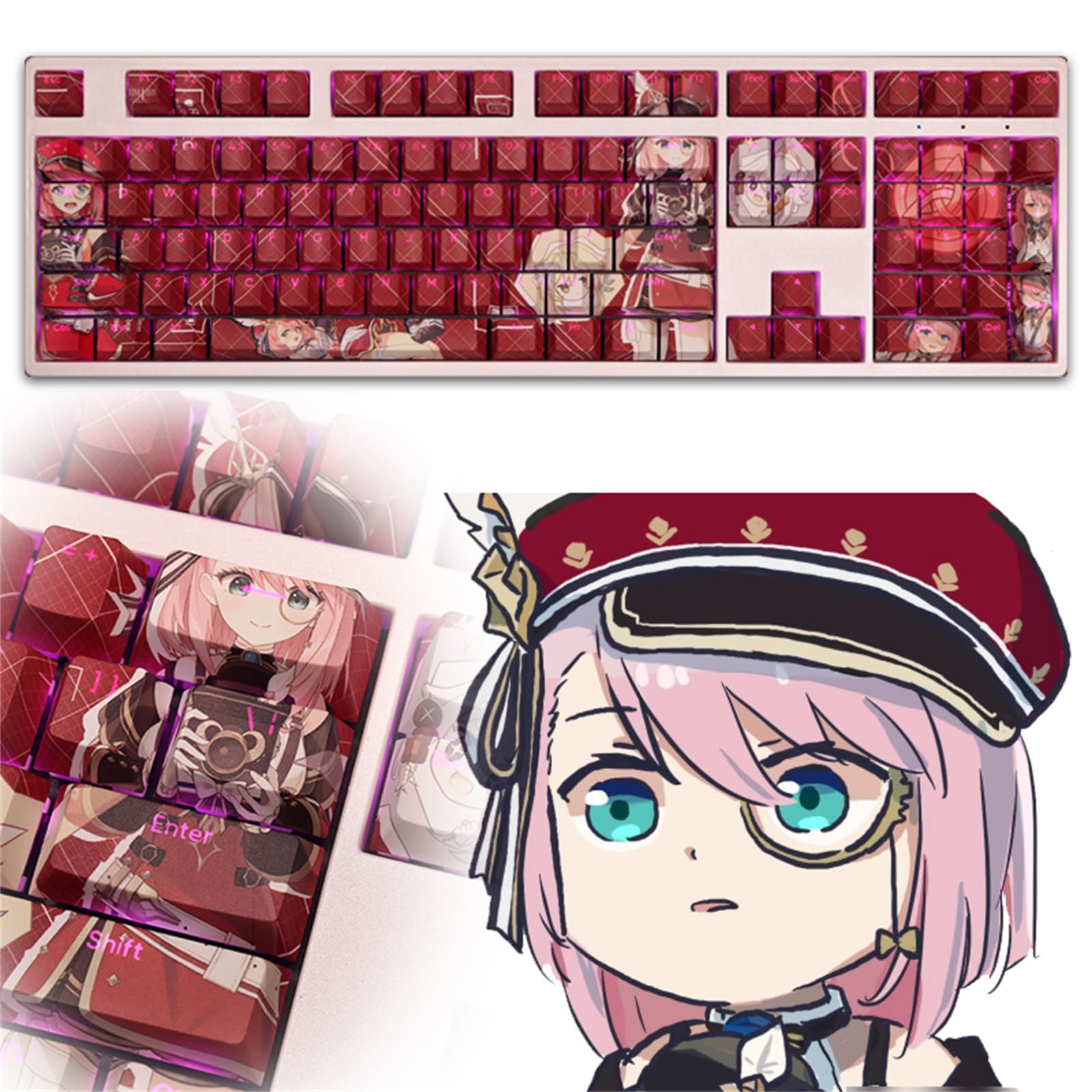 Amazon.co.jp: アニメキーキャッ シャルロット 原神 フォンテーヌ廷