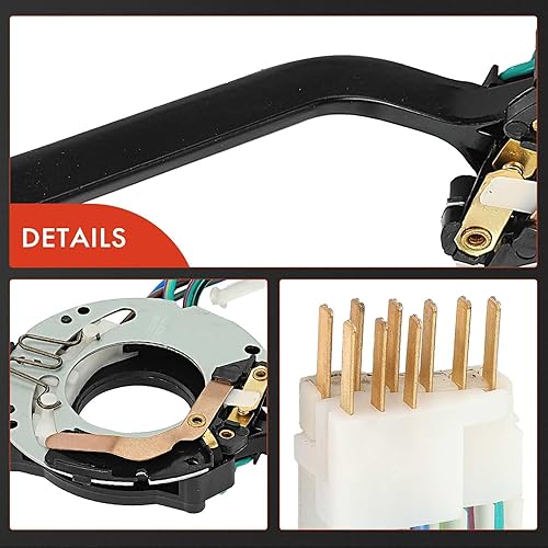 Miniatura 7 de A-Premium Interruptor multifunción Interruptor de señal de giro compatible con Volkswagen Beetle 72-79, Fastback 68-73, Karmann GHIA 72-74,