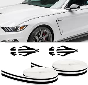 ecocstm Car Pinstriping Tape, Car Vinyl Tape Stripe Decal, 2 Rolls × 32 Ft