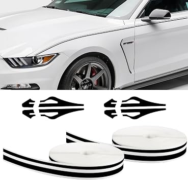 ecocstm Car Pinstriping Tape, Car Vinyl Tape Stripe Decal, 2 Rolls 32 Ft