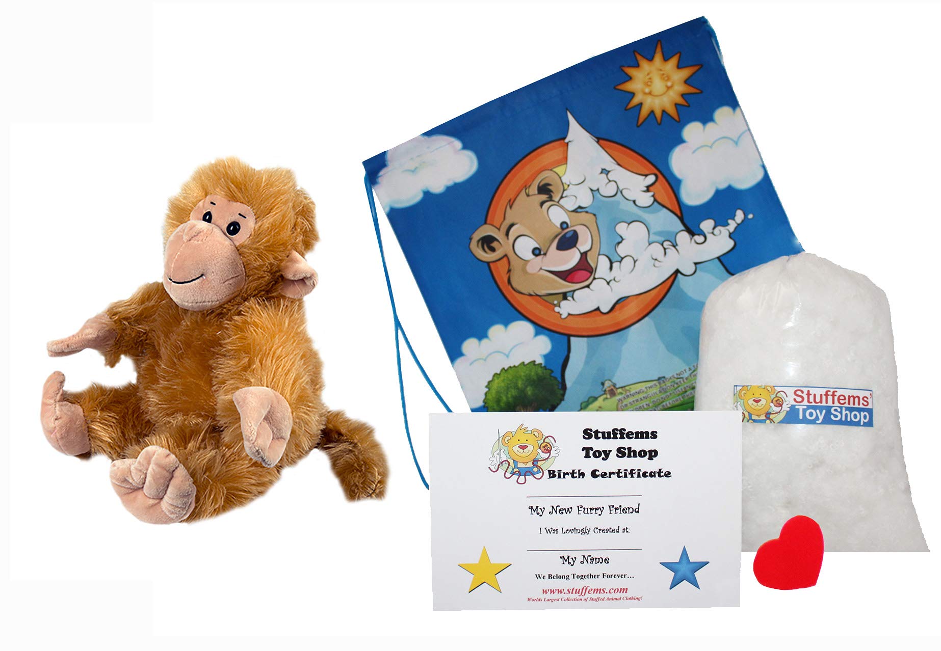 ぬいぐるみ make T Amazon.co.jp: Make Your Own ぬいぐるみ Cheeky The Monkey 16インチ