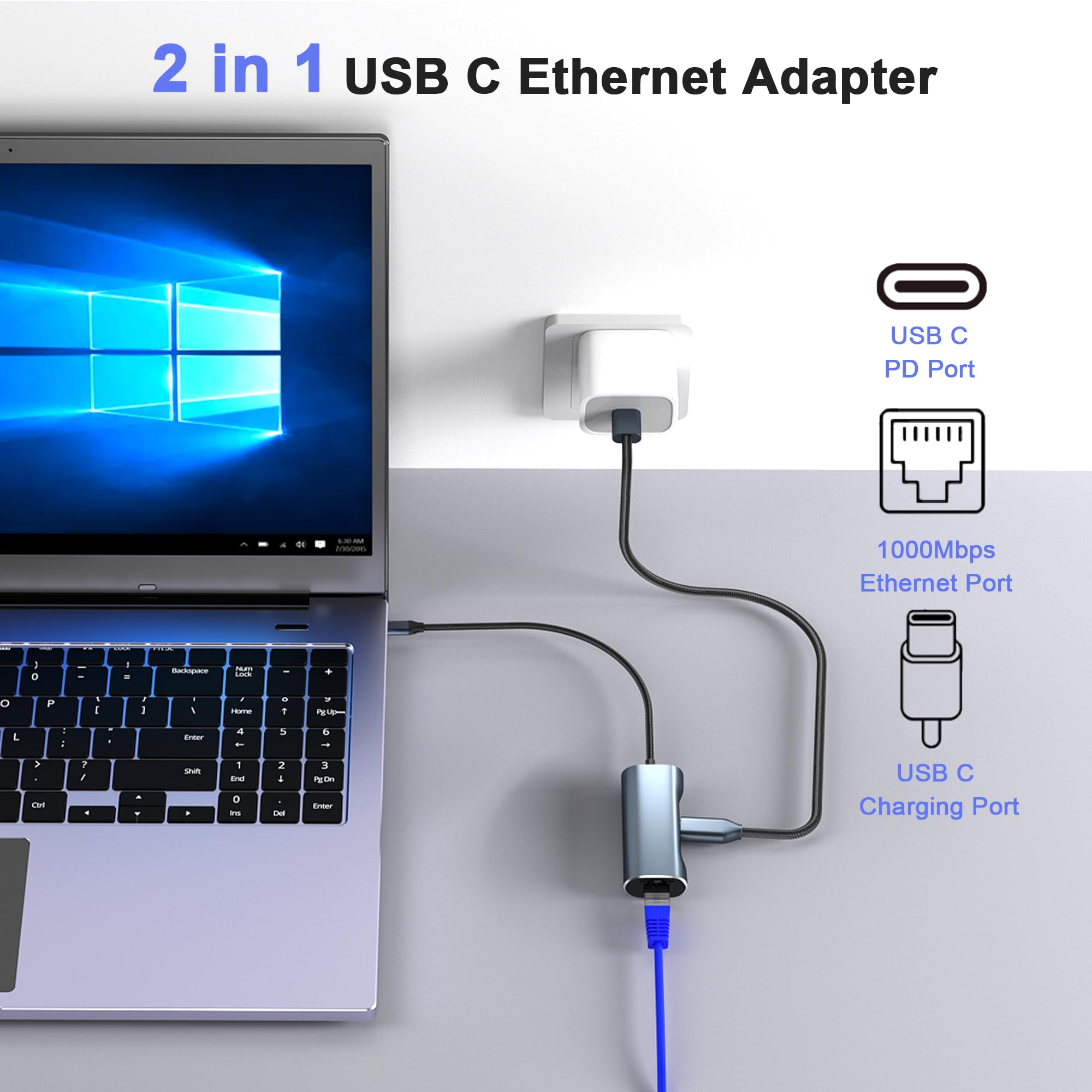 Amazon | 1000Mbpsイーサネットアダプター GoogleTV搭載Chromecast用