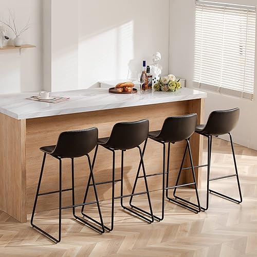 Miniatura 1 de HeuGah Juego de taburetes de bar de altura de barra, taburetes modernos para isla de cocina, altura de asiento de 30 pulgadas