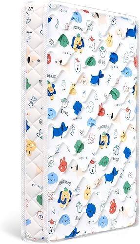 Colchón prémium para cuna de 5 pulgadas y colchón para niños pequeños, colchón de cama de doble cara y firme, colchón transpirable hipoalergénico