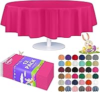 Vista 35 de Mantel de plástico de alta calidad - 54 in. x 108 pulgadas. Grandipity - Mantel rectangular (6 y 12 unidades), Agua (Aqua)