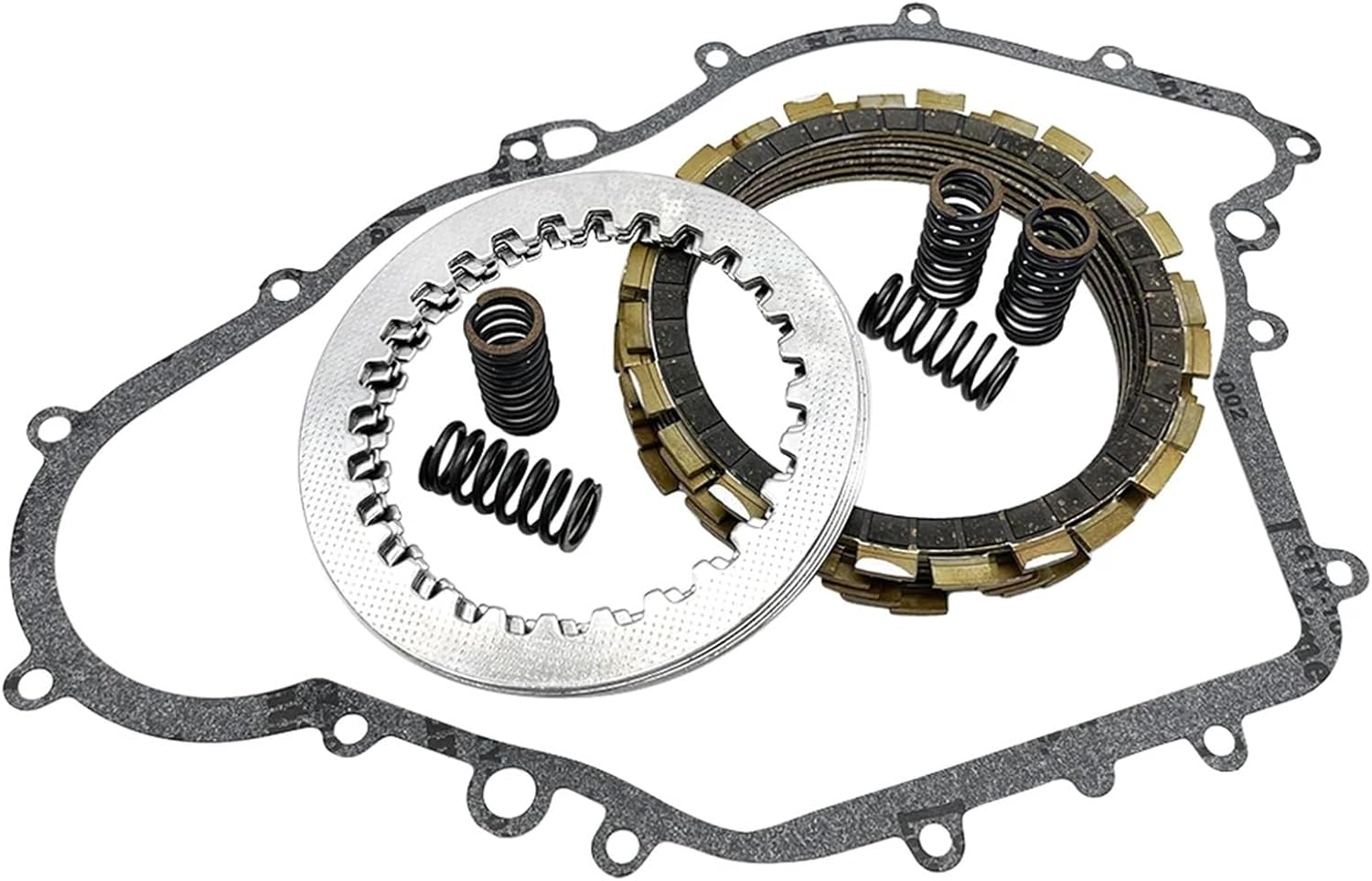 Complete Clutch Kit Heavy Duty Springs and Gasket Compatible Compatible with Yamaha Kodiak 400 1999