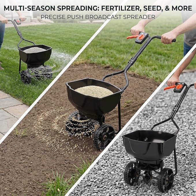 Esparcidor Manual de Empuje 10 ft, Capacidad 15 lbs miniatura 6