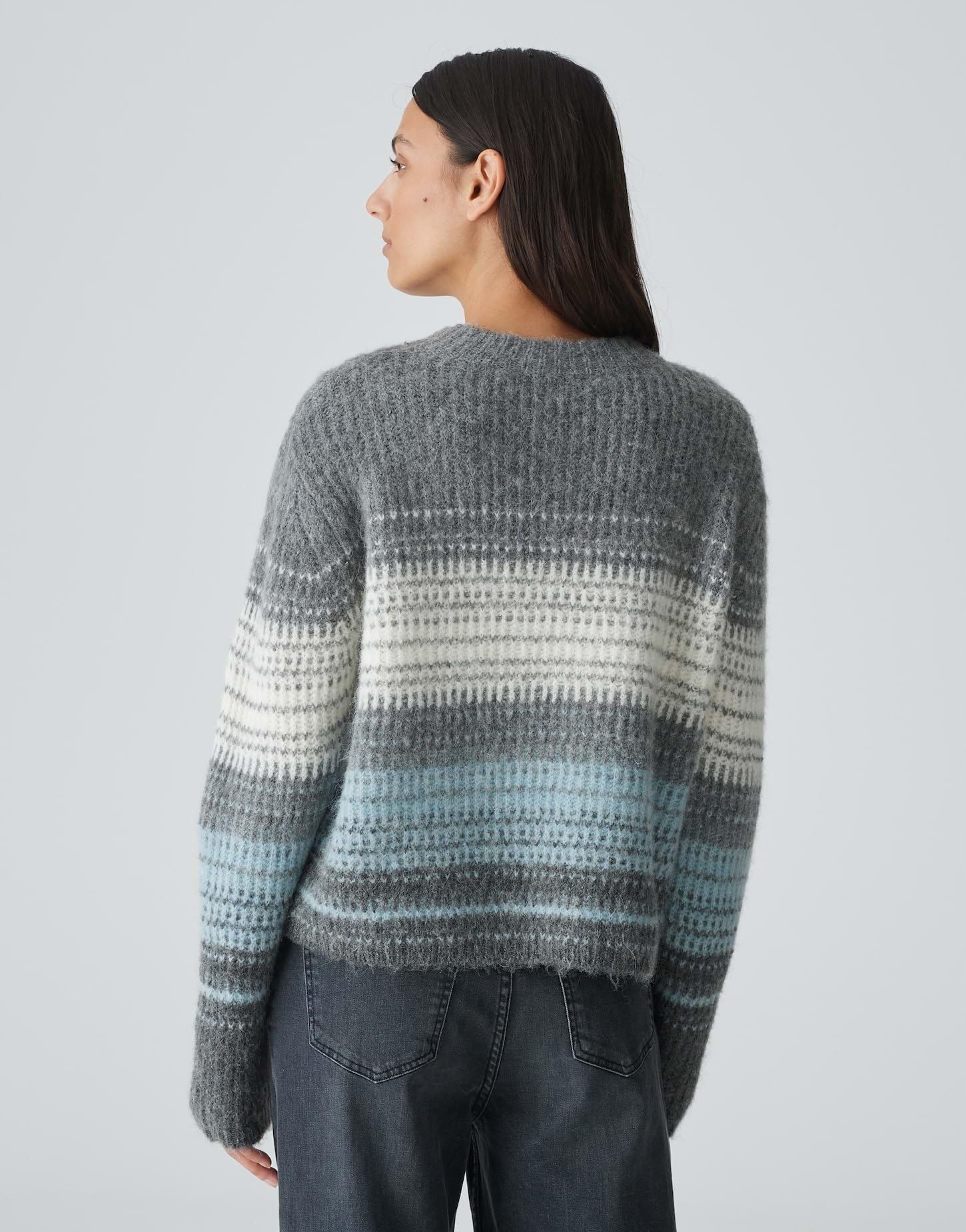 OPUS Damen Pullover | Strickpullover PRADETA Boxy Fit mit Alpaka
